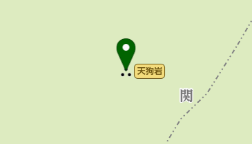 天狗岩の地図画像