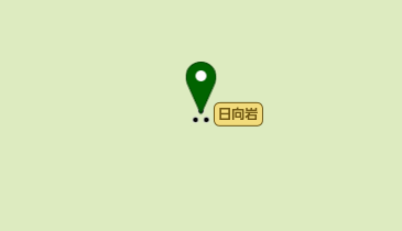 日向岩の地図画像
