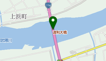 渡利大橋の地図画像