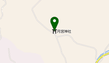 月宮神社の地図画像