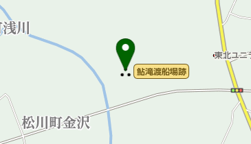 鮎滝渡船場跡の地図画像