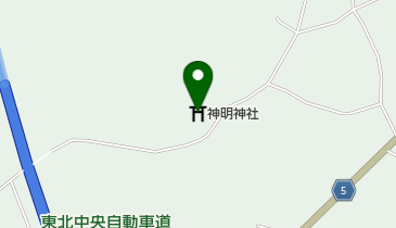 神明神社の地図画像