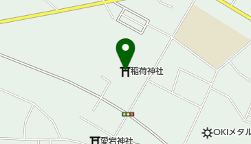 稲荷神社の地図画像