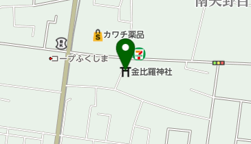 金比羅神社の地図画像