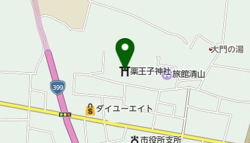 薬王子神社の地図画像