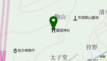 護国神社の地図画像