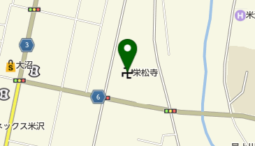 栄松寺の地図画像