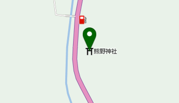 熊野神社の地図画像