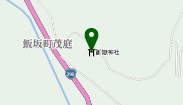 御嶽神社の地図画像