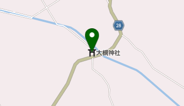 大槻神社の地図画像