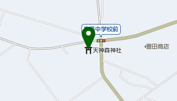 天神森神社の地図画像
