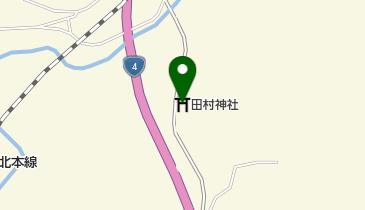 田村神社の地図画像