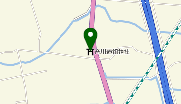 斉川道祖神社の地図画像