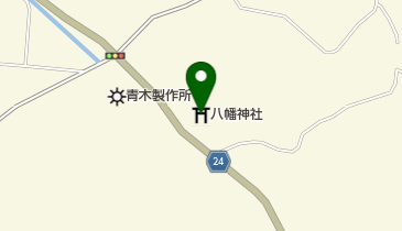 八幡神社の地図画像