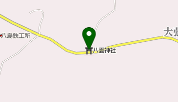 八雲神社の地図画像