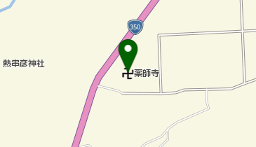 薬師寺の地図画像