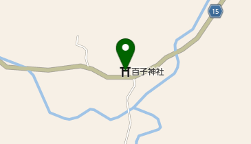 百子神社の地図画像