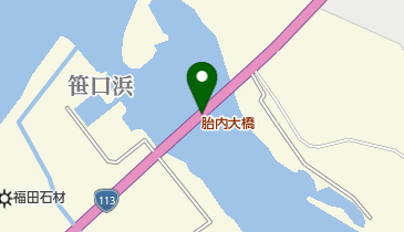 胎内大橋の地図画像