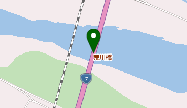 荒川橋の地図画像