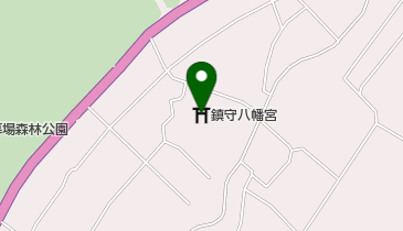 鎮守八幡宮の地図画像
