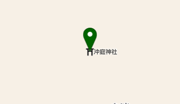 沖庭神社の地図画像
