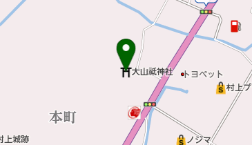 大山祗神社の地図画像