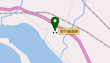 岩ケ崎遺跡の地図画像