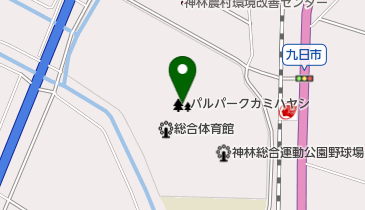 パルパークカミハヤシの地図画像
