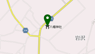 八幡神社の地図画像
