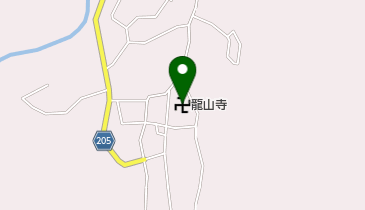 龍山寺の地図画像