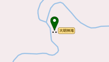 大明神滝の地図画像