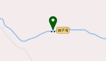 銚子滝の地図画像