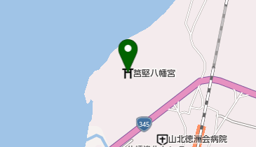 筥堅八幡宮の地図画像