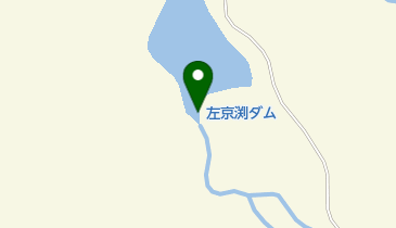左京渕ダムの地図画像