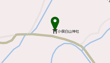 小俣白山神社の地図画像
