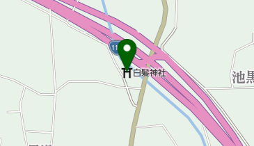 白髪神社の地図画像