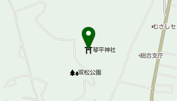 琴平神社の地図画像
