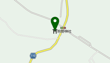 熊野神社の地図画像