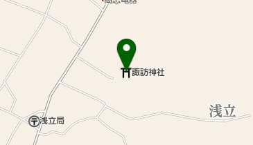 諏訪神社の地図画像