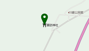 諏訪神社の地図画像