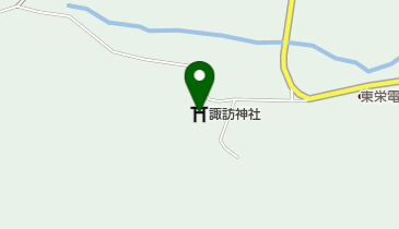 諏訪神社の地図画像