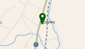 白髭神社の地図画像
