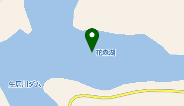 花森湖の地図画像