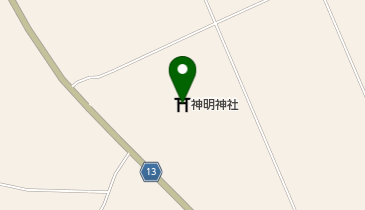 神明神社の地図画像