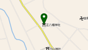 正八幡神社の地図画像