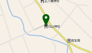 白山神社の地図画像