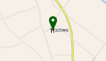五巴神社の地図画像