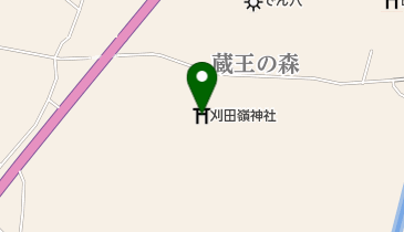 刈田嶺神社の地図画像