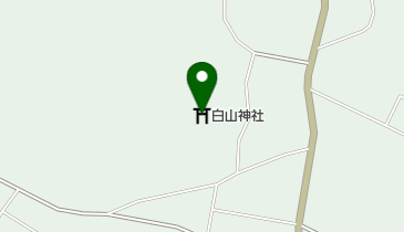 白山神社の地図画像