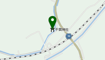 千貫神社の地図画像